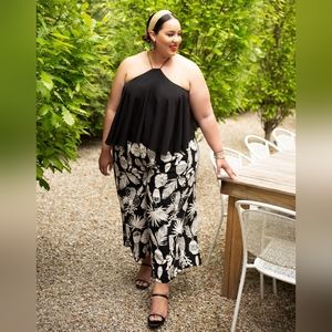 ELOQUII Printed Palazzo Pants